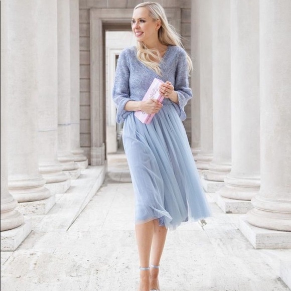 tulle sweater dress
